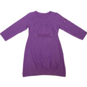 Infancy Tulip Dress - Aubergine